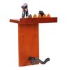 Artistic Guitar Wall Hanger Featuring Accessory Shelf Wooden Guitar Organizers Easy to Use for Electric Acoustic Bass