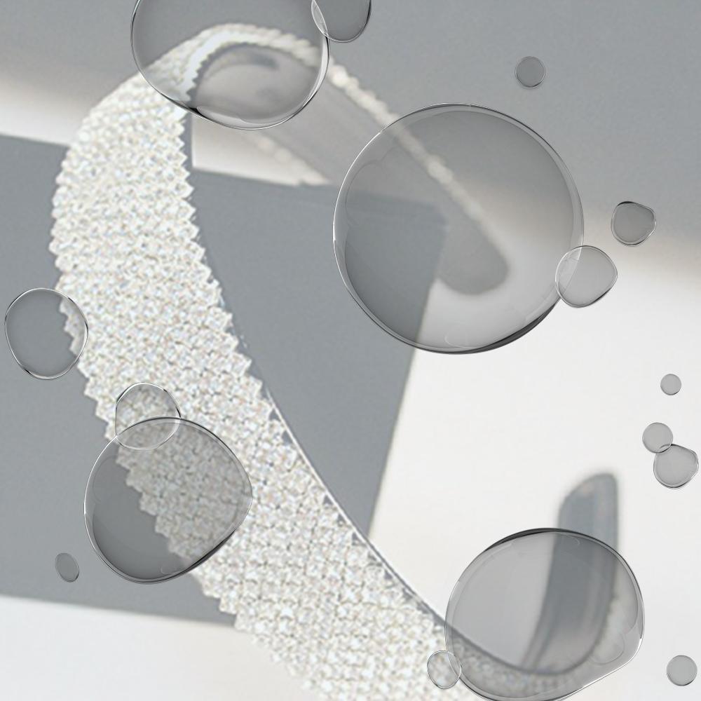 

Home DIY Clothing Sewing Supplies Rhinestone 2-Row Close Chain Trims Silver x 1 yard Super Flash Rhinestone Chain China Mainland