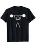 Funny Weightlifting StickUnisex Graphic T Shirt Unisex Women Summer Short Sleeve Casual Gym Humor Knitting Hobby Harajuku Unisex Tops