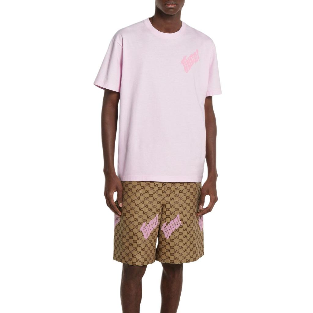 Gucci Cotton Jersey T Shirt With GUCCI Logo 796395-XJHDC-9618