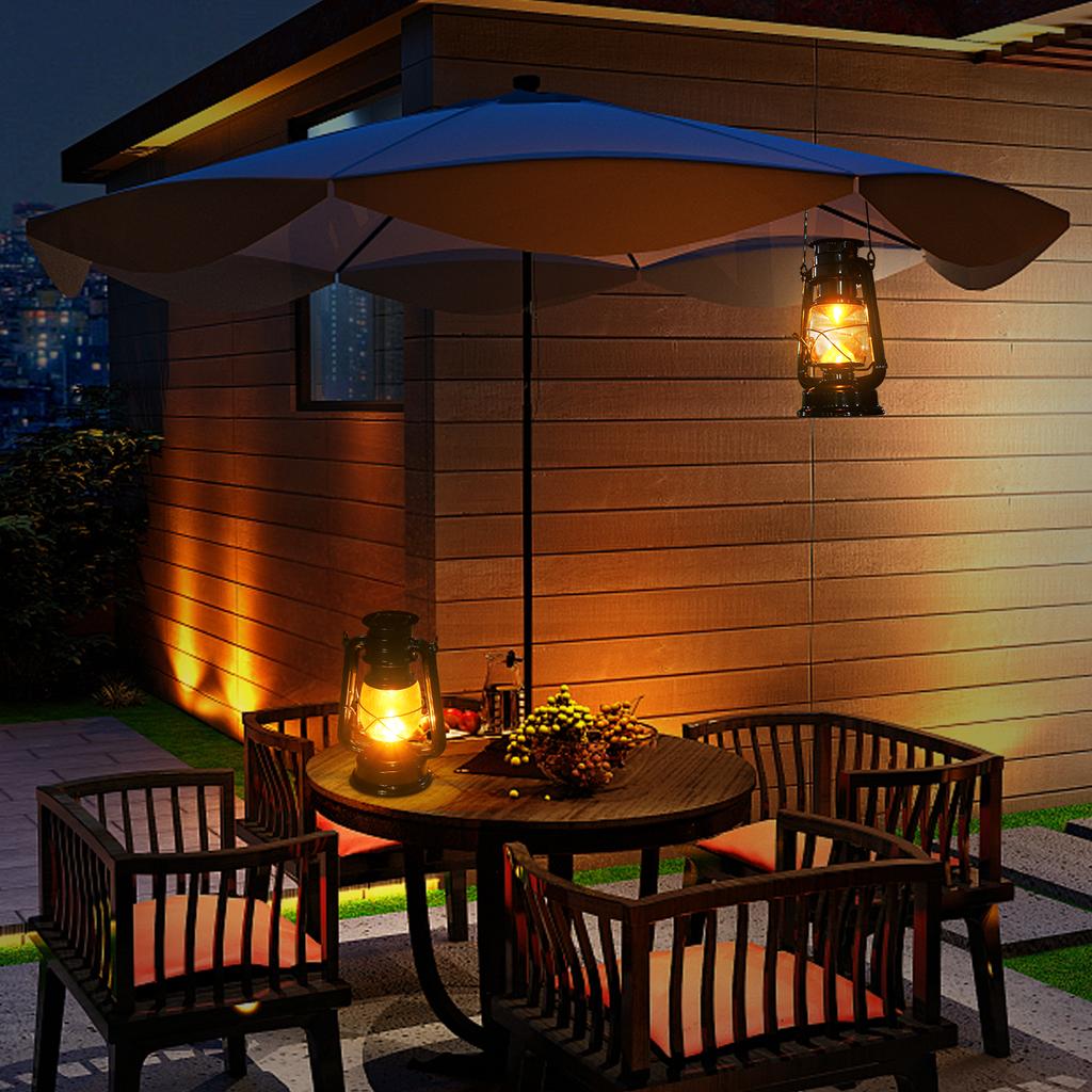 Luzes de Lanterna Cintilante Movidas a Energia Solar Tomshine IPX4 Resistente à Água Lanterna Suspensa para Exterior Lâmpada de Paisagem com