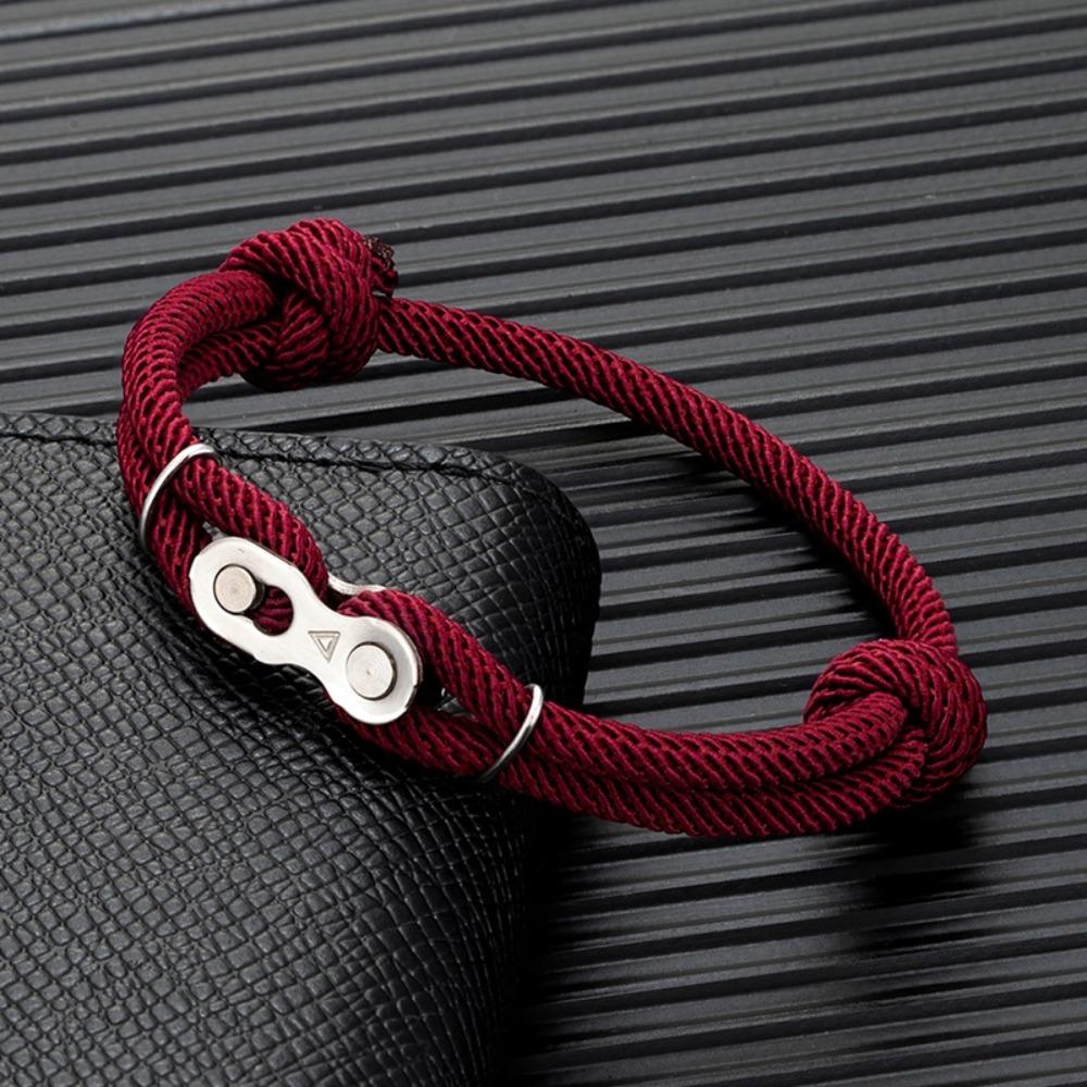 Multiple Colour Bicycle Chain Bracelet Stainless Steel Men Punk Rock Wristband