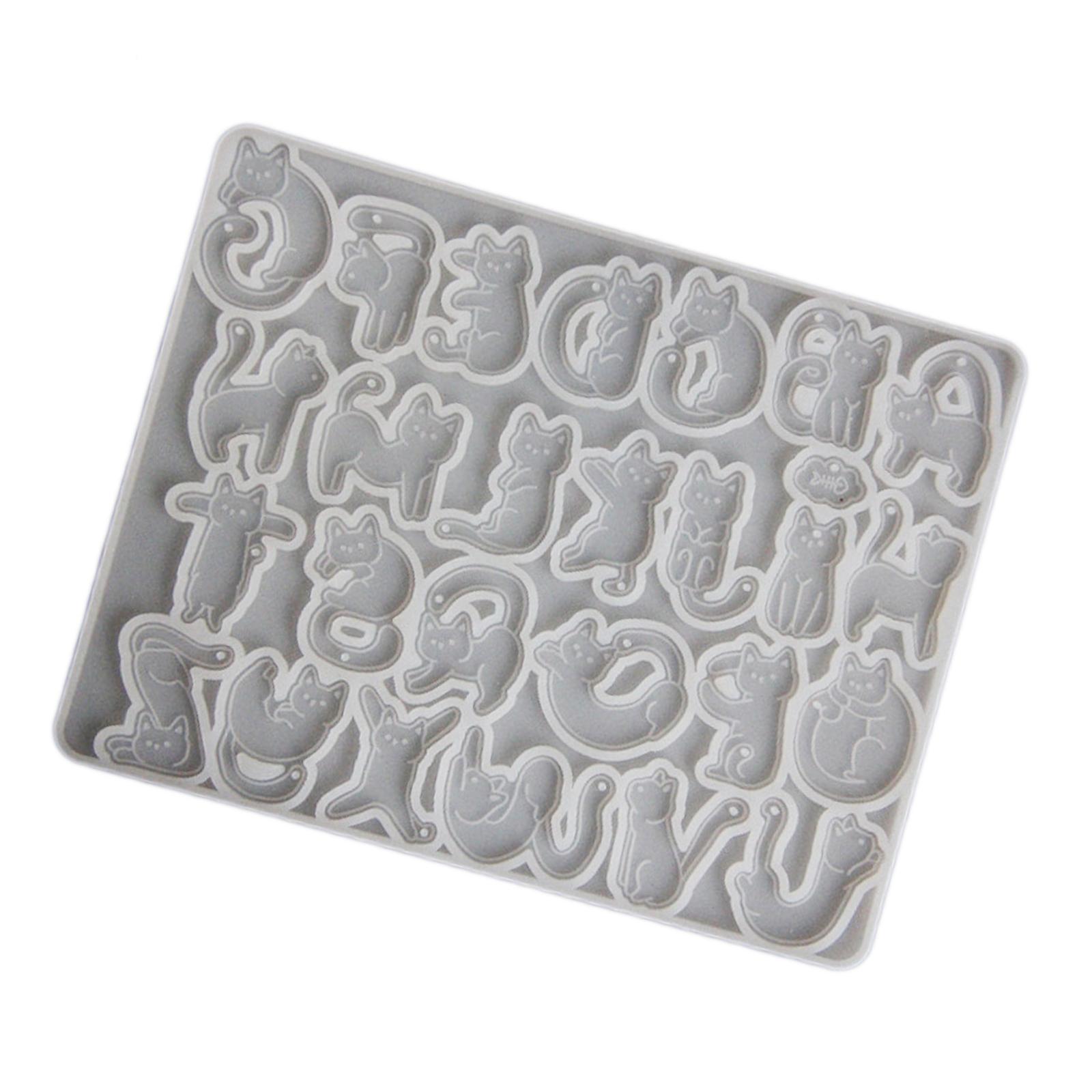 

Nonstick Silicone Jewelry Mold with Interchangeable Cats Letter Shape Suitable for Creative Craft Enthusiasts Present 1