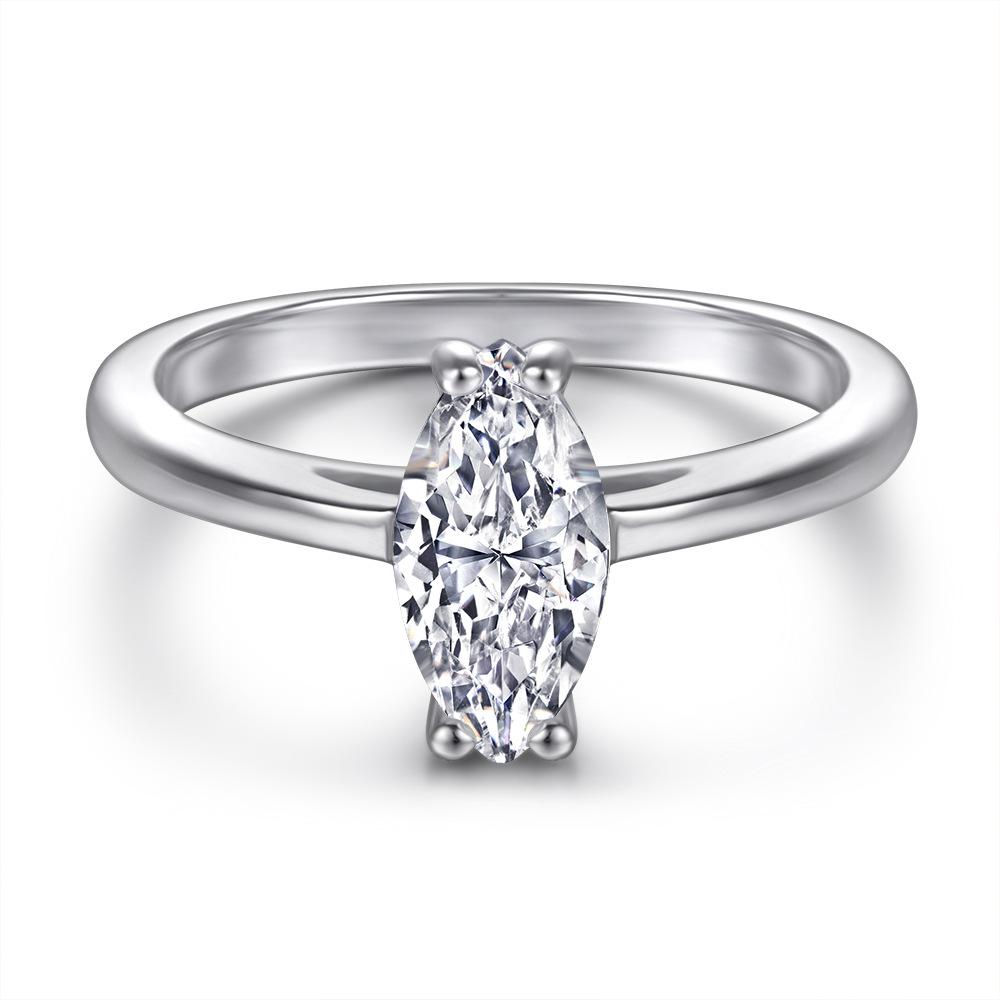 Zirkónový prsteň Lindon Classic 925 Sterling Silver Dámske šperky Svadobný darček na párty