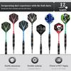 CyeeLife Plastic Soft Darts, 12-Piece Set, 20g Professional Soft Darts for Electronic Dartboards