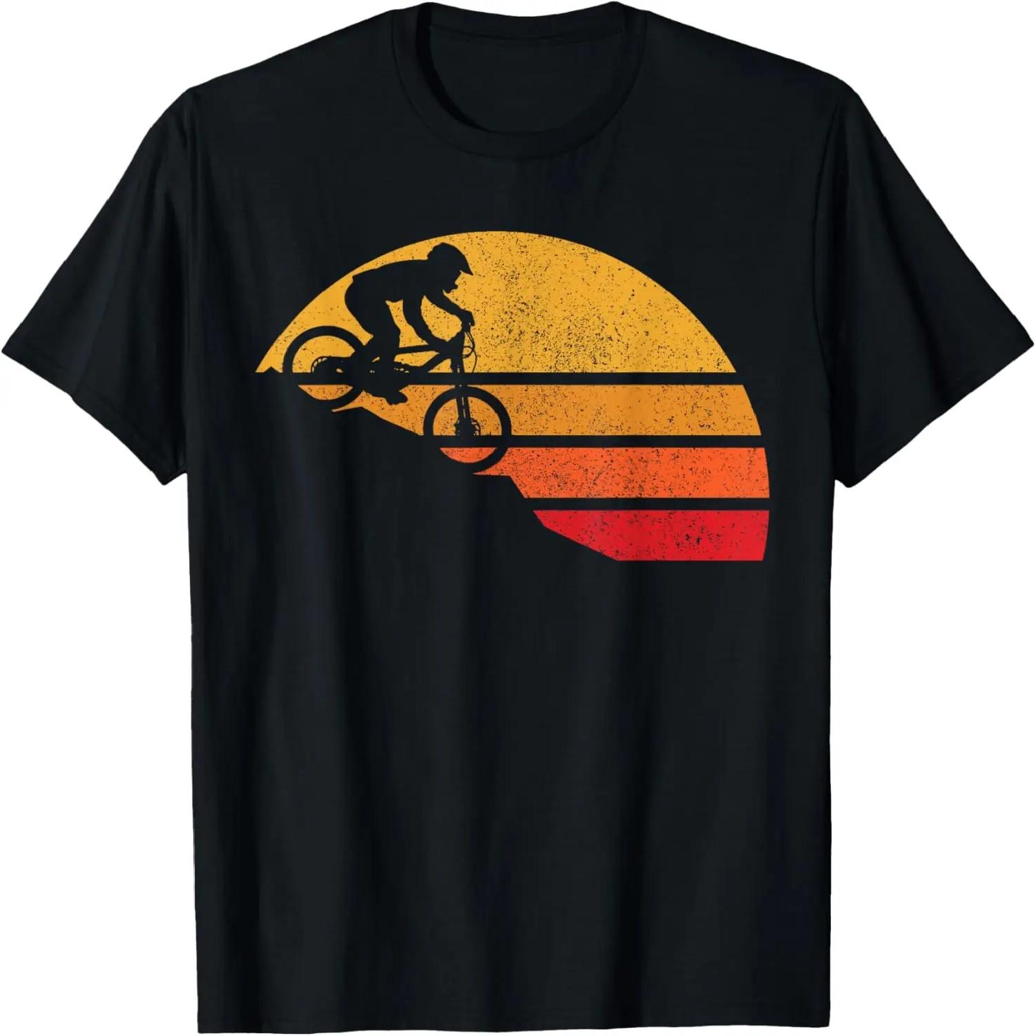 Mountain Bike Vintage MTB Downhill Biking Cycling Biker Gift T-Shirt S чёрный