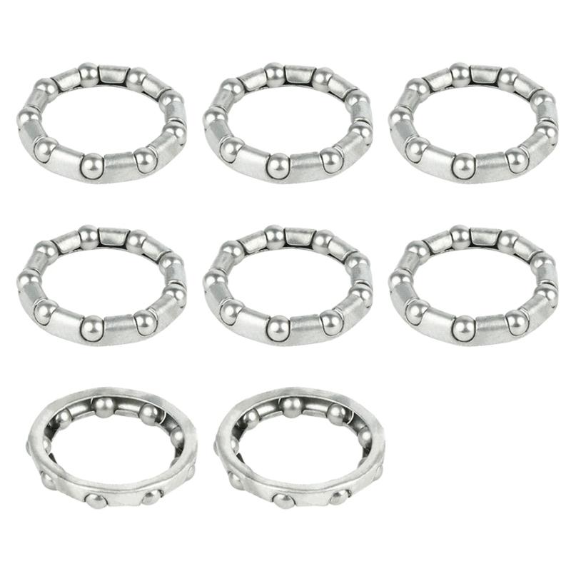 8Pcs Mountain Bike Headset Caged Balls Bearing Cycling Headset Bearing Bicycles Balls Bearing Retainer Bicycles Part