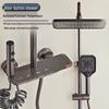 Brass 4-Function Pressurized Anti-Scald Shower Set