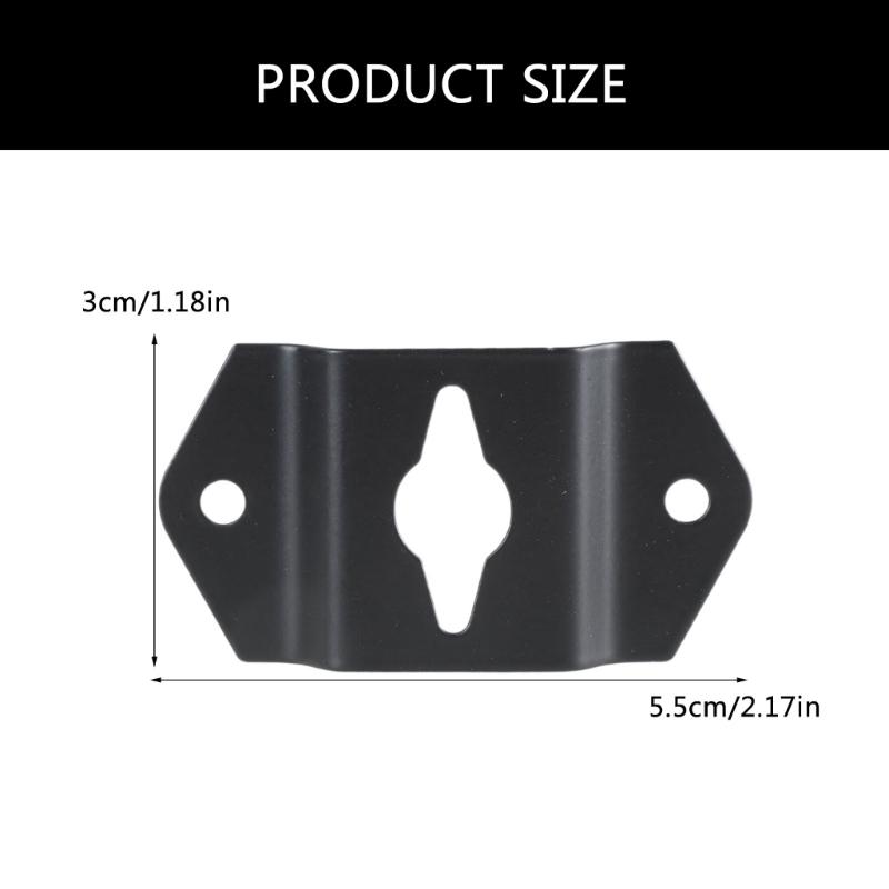 Bezpieczne uchwyty ścienne do montażu głośników na ścianie Hak do głośników dźwięku przestrzennego Minimalistyczna, solidna konstrukcja metalowa