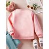 Kids Loose Crewneck Sweatshirt, Cute Cartoon Cat Print Trendy All-Match Long Sleeve Top for Spring Autumn