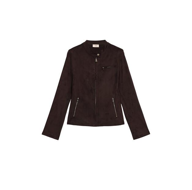 Куртка из имитации кожи Oltre R363R002247N022