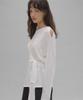 ANDNEEDS Draping Long Sleeve Tee (White)