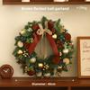 Christmas Decoration Wreath Pendant Photo Decoration Scene Arrangement Rattan Christmas Tree Pendant Peripheral Wall Hanging Door Hanging
