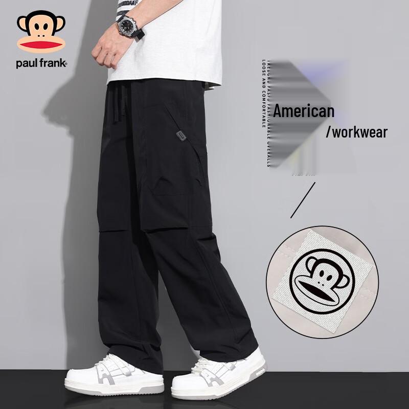 

Paul Frank Men s Summer Loose Straight-Leg Cargo Pants 2XL