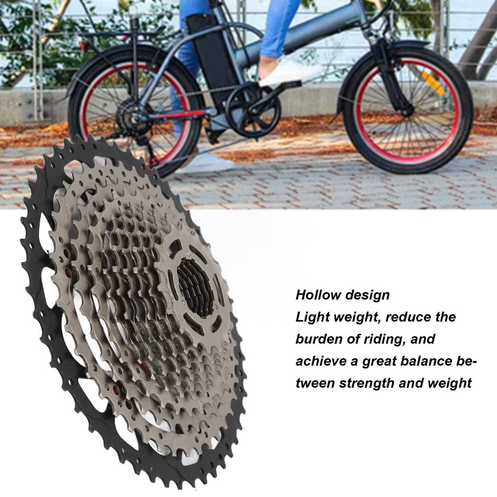 12 Speed Cassette 14?50T Bicycle Cassette Noiseless Aluminum Alloy Bike Freewheel Smooth Rotation