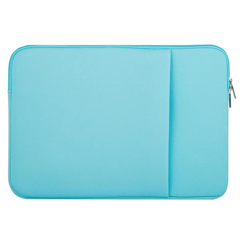 Zachte Laptoptas Sleeve 15,6 17,3 inch Voor Macbook Air Case Pro 11 12 13 14 15 17 inch Huawei Laptoptas Sleeve Cover For Macbook 12 inch