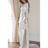 Women's Sexy Backless Mermaid Maxi Dress, Solid Color Round Neck Slim Fit Evening Gown for European American