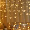 Twinkling LED Butterfly Icicle Lights - Romantic Star String Decor for Weddings & Bedrooms