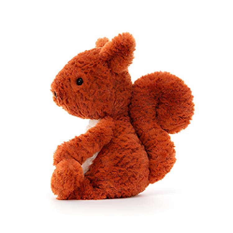 JELLYCAT Forest Animal Series Tombao Taft Squirrel Companion Orange Doll Plush Doll 20cm High