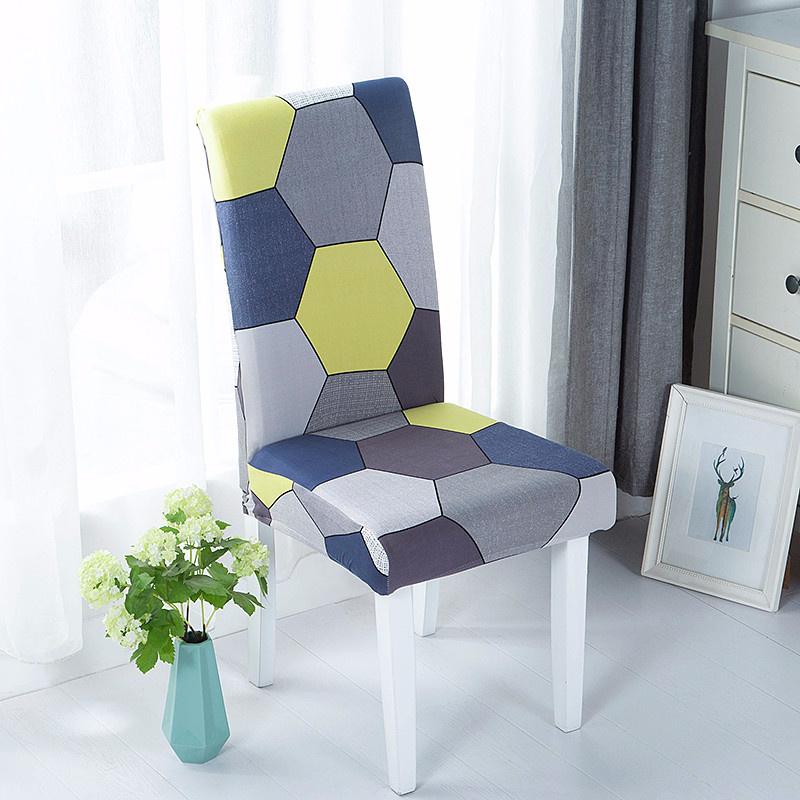 Elastischer Stuhlbezug für Esszimmerstühle, Sitzbezug, Stretch-Stuhlhussen für Hochzeit, Hotel, Bankett, Esszimmer, Büro, schmutzabweisend, abnehmbar