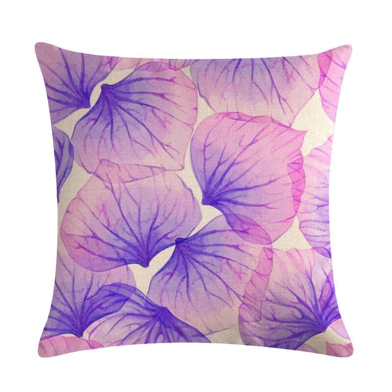 Buy Peach Blossom Cushion Cover Floral Soft Pillow Cover for Home Decoration Accessories