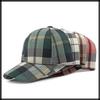 White Fang Checkered for Men and CZA330 Cap, Stylish, Casual, Trendy, Cute, Women, (Red)