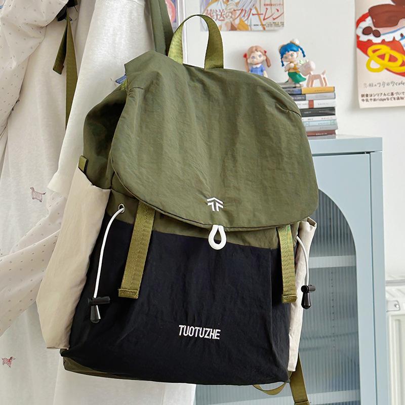 Japanese Travel Light Backpack 2025 New Niche Ins Outdoor Camping Backpack Women's Backpack