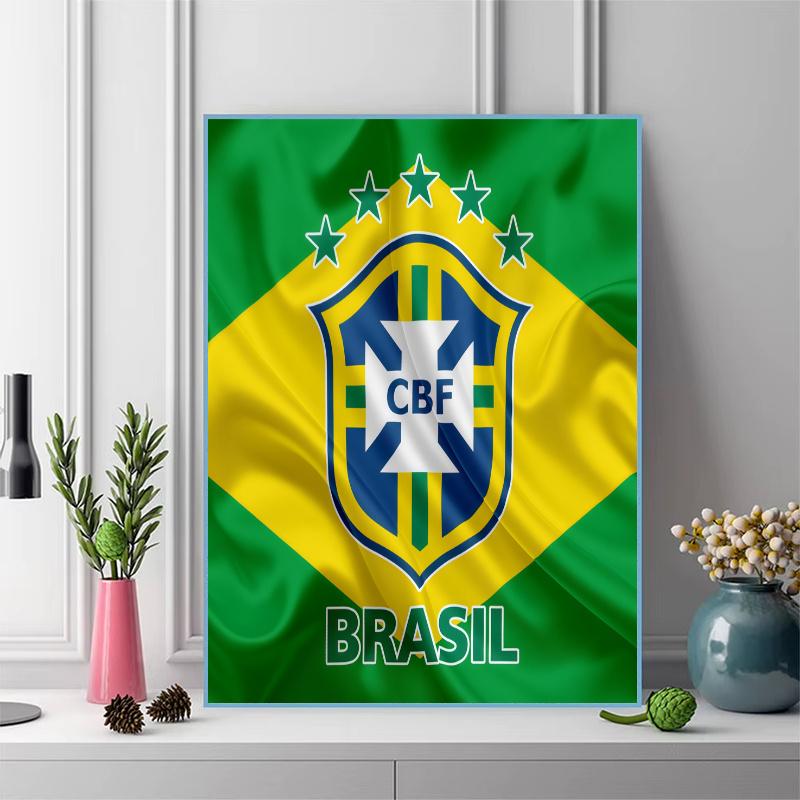 CBF Brasil Pattern 3pcs 100% Round Full Drill 5D DIY Diamond Painting Embroidery Cross Stitch Rhinestone Décor