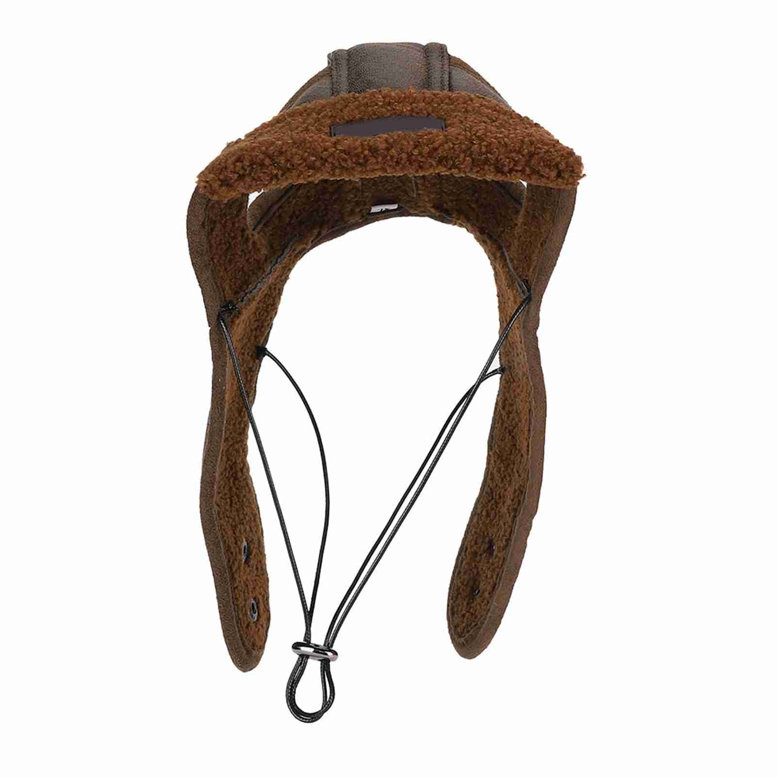 

Pet Small and Mediumsized Dog Autumn and Winter Pilot Hat Keep Warm Supply