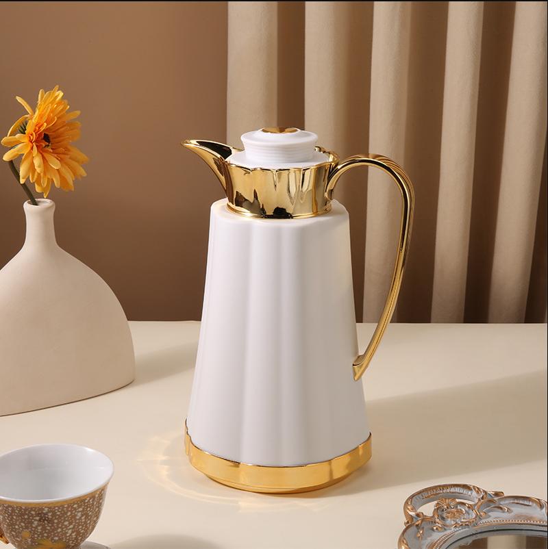 Large Capacity Classic Arabic Stainless Steel Vacuum Insulated Tea Mug 12-24 Hours Hot Beverage Portable Business Gift