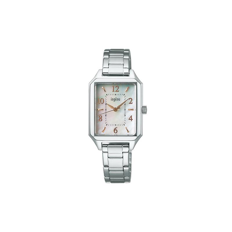 SEIKO 50 meters waterproof, simple and fashionable, Quartz, Steel Strap, , women s watch, white dial AHJK467 белый