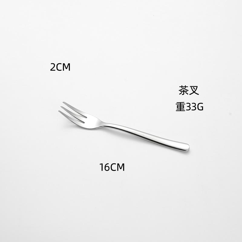 Moonlight series stainless steel knife, fork and spoon set, titanium-plated coffee spoon, western food steak knife, fork tableware, gifts