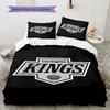 LA Kings Pattern Bedding Home Decoration Birthday Gift ( 1 duvet cover + 2 pillowcase, without core),fan merchandise.