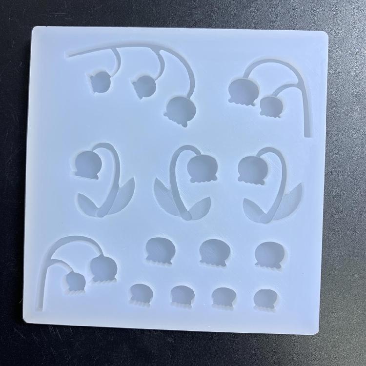 Quicksand Resin Art Mold Crystal Silicone Mold Epoxy Resin Keychain Pendant Mold