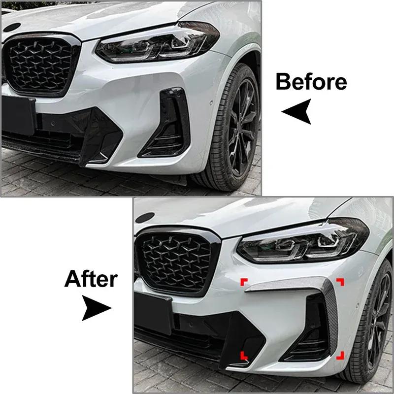 Car Front Bumper Air Vent Trim Exterior Decoration Accessories For BMW X3 G01 X4 G02 M Sport