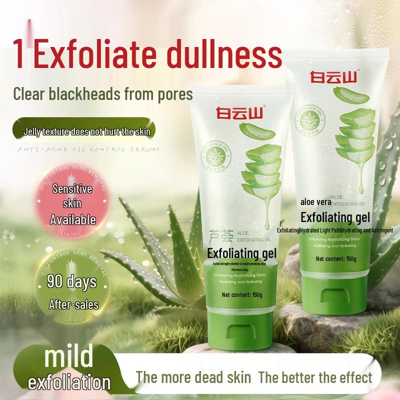 Baiyunshan Aloe Vera Peeling Gesichts-Gel-Reiniger