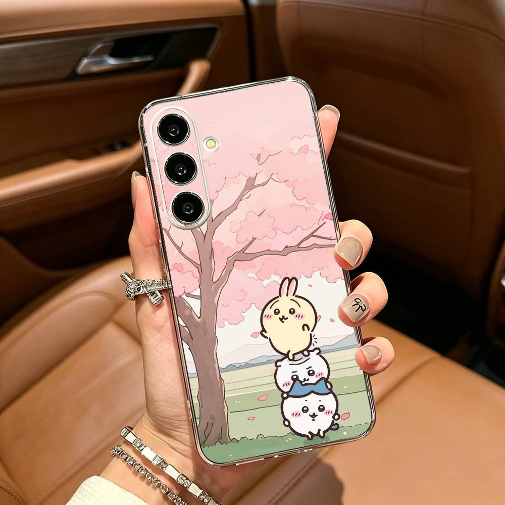 C-Cute C-C-Chiikawas Phone Case For Samsung Galaxy A71,A70,A52,A51,A40,A30 Transparent Cover
