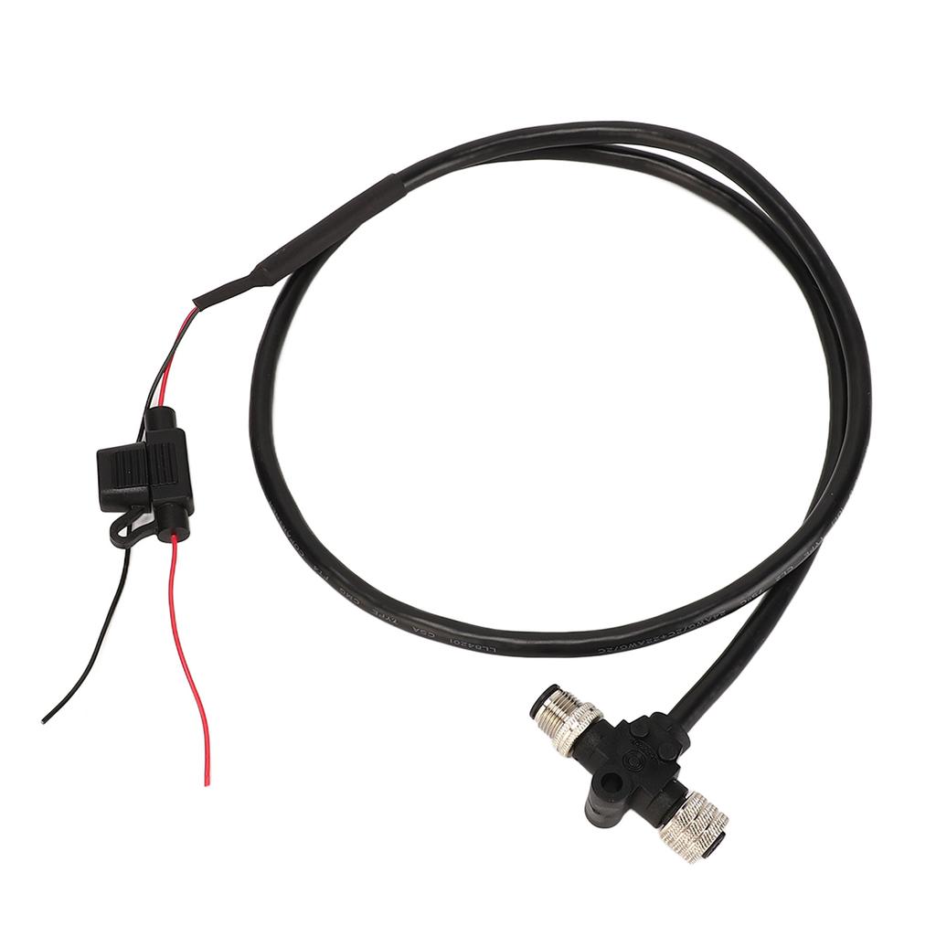 For NMEA 2000 T Terminator Backbone Cable with 3A Fuse 1m Universal for Simrad Networks