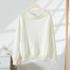 Women's Sweater Autumn Winter Ventilate Fashion Solid Color Rib Knit Long Sleeve One-Shoulder Casual Sweater