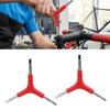 4PCS Y-Shaped Bike Hex Wrench 4/5/6mm Inner Hex Wrench Portable Three Way Hex Wrench Cycling Repair