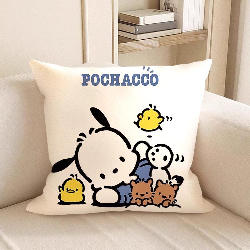 Cute Cartoon-Printed Pillowcases: Snoopy and Friends Designs! Sofa Cushion Cover, Room Decoration, Gifts