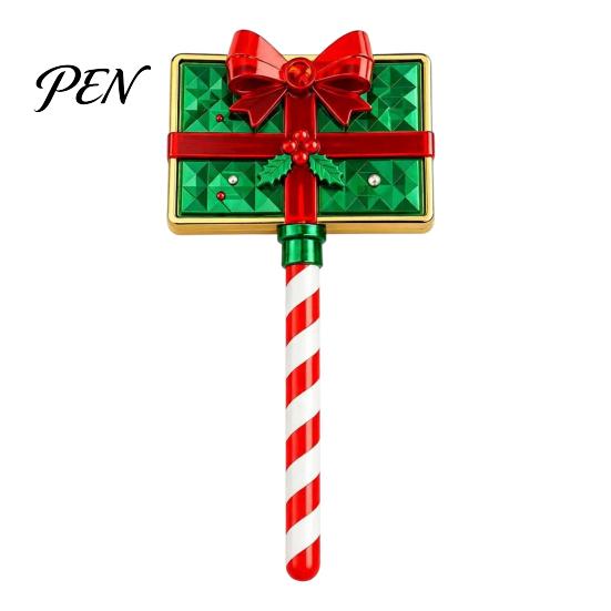 Creative Christmas Gift for Magic Lovers Tap-to-Pay Wand, Candy Cane Handle Credit Card Holder, Cute Contactless Payment Wand Santa Snowman