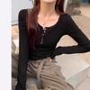 2026 Early Autumn Slimming Long Sleeve T-Shirt for Students
