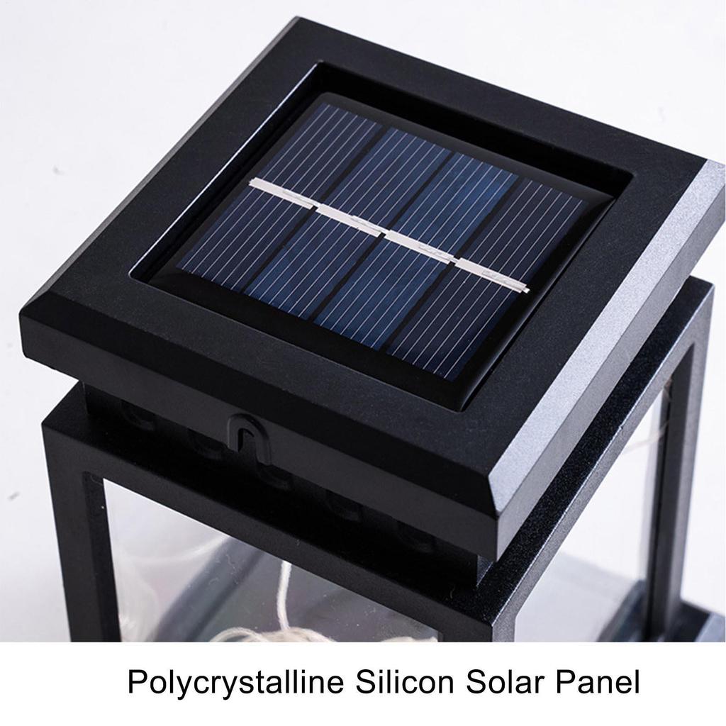 Outdoor Solar Powered Lantern Solar Lantern Lights For Patio Garden Hanging Lamp Candle Lights For Party Decorative