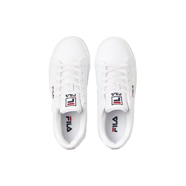 Fila Panache 19 Fabric Synthetic Leather Low Top Sneakers Women Sneakers White 5CM00772-125
