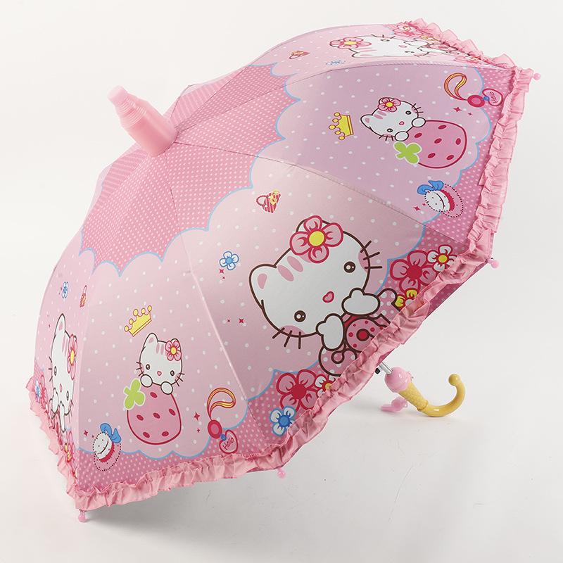 Automatic Cute Children's Umbrella for Students: Girls, Boys, and Kindergarten Kids