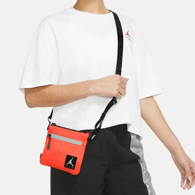 Jordan Polyester Shoulder Bag, Crossbody Bag Regular Unisex Infrared Red Jordan DN2649-631