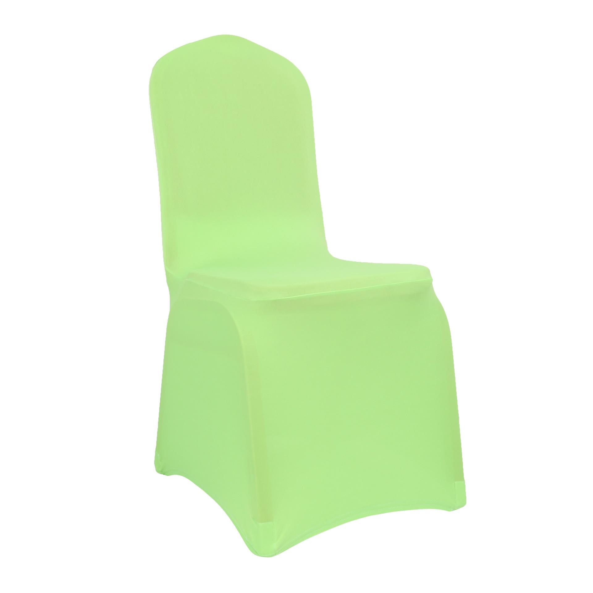 

Thickened Solid Color One Piece Full Wrap Dining Chair Cover for Wedding Banquet Restaurant Meeting Club 1p c