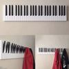 39cm Coat Racks Piano Keys Wall Mounted Coat Hook Hanger Wall Decoration For Home Kitchen Cute Room Wall Decor Wall Art Gifts