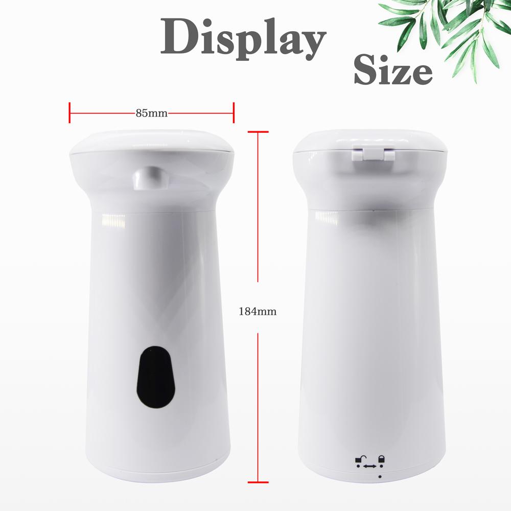 Automatic ABS Plastic Hand Soap Dispenser Double Contactless Sensor Foaming Soap Bottle 280ml Capacity Toilets Hospitals Schools